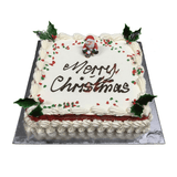 Christmas Square Cake 1Kg by Yalu Yalu