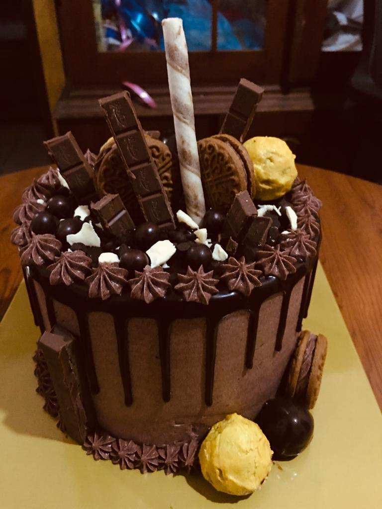 Chocolate Birthday Cake for Chocolate Lover by Yalu Yalu - yaluyalu