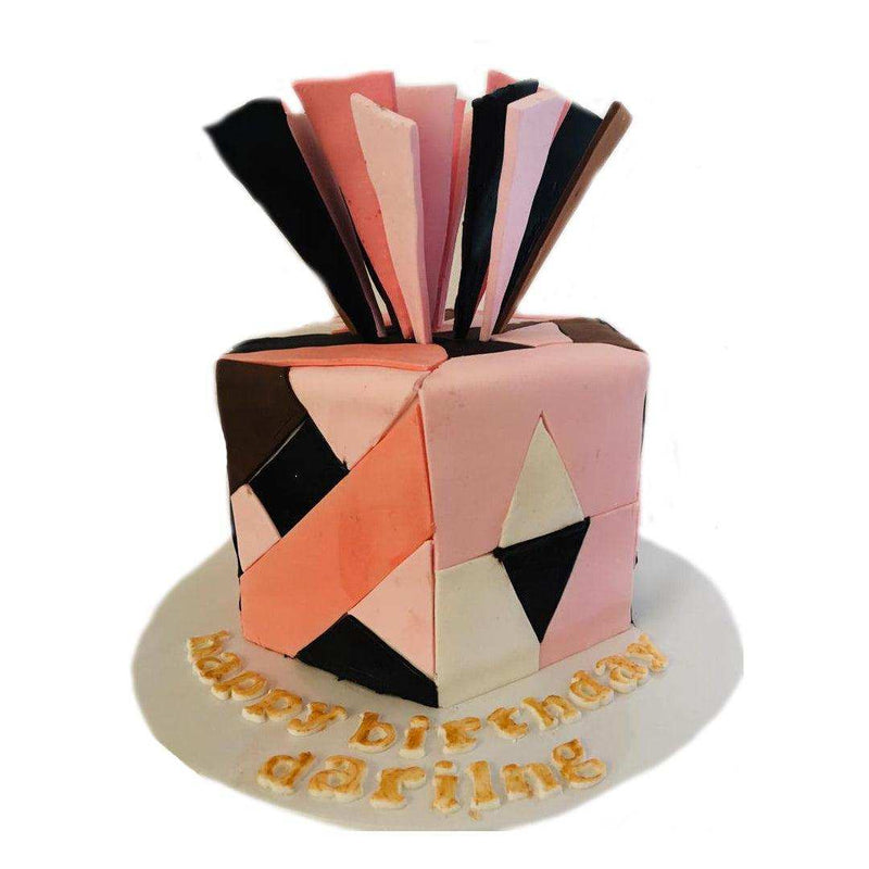 Designer gift box Ribbon Cake by Yalu Yalu - yaluyalu