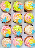 Sea Theme Cupcakes by YaluYalu