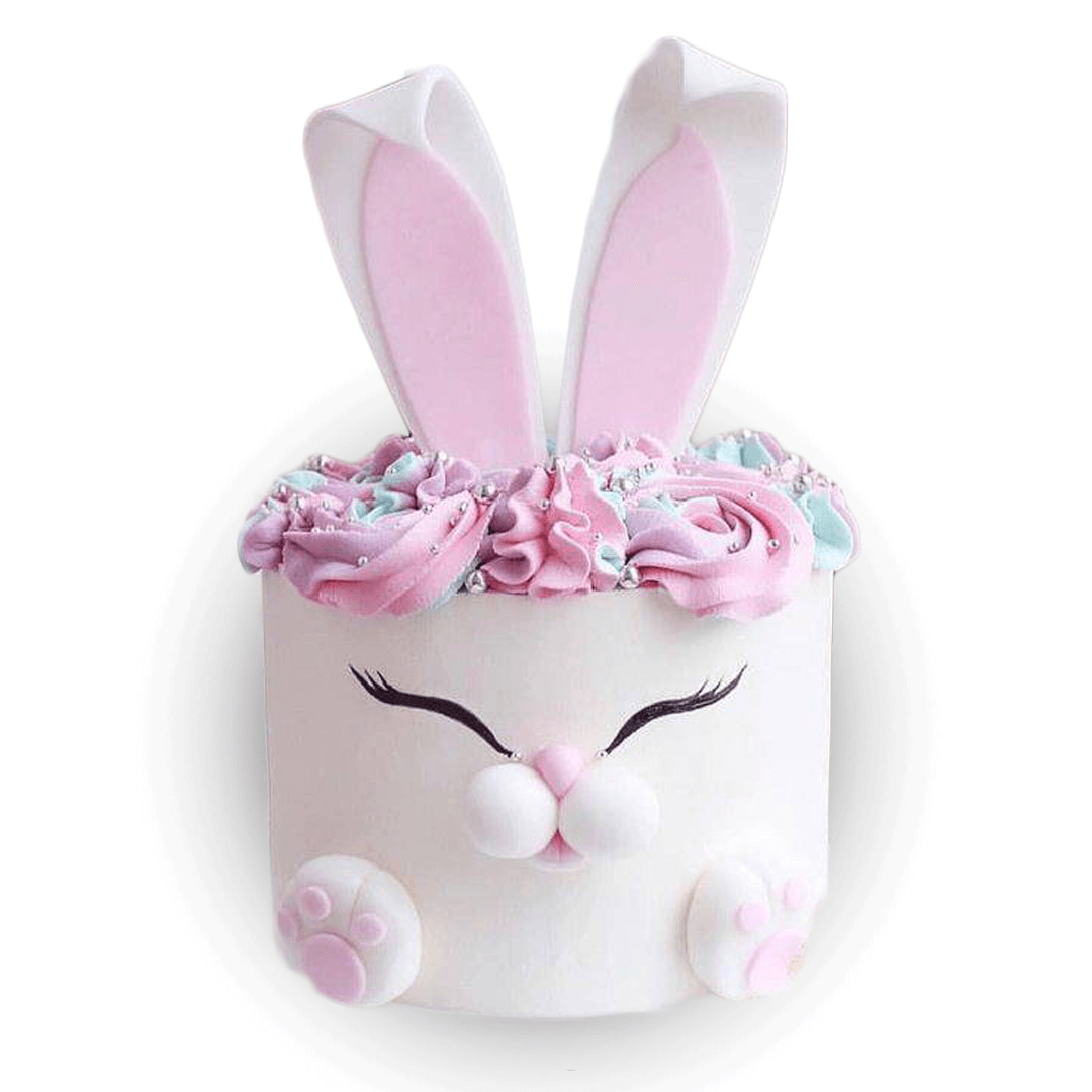 Bunney Shape Designer Birthday Cake By YaluYalu yaluyalu