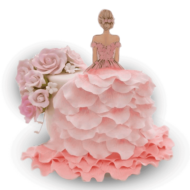 Rose Princess Designer Cake By YaluYalu - yaluyalu