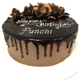 Floral Decorated Chocolate Cake by Yalu Yalu