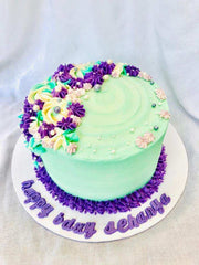 Purple Beauty ( Designer ) Cake by YaluYalu - yaluyalu