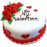 Rose Romance Ribbon Cake by Yalu Yalu