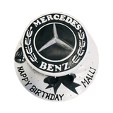 Benz Theme Birthday Ribbon Cake by Yalu Yalu yaluyalu