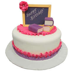 My Little Teacher Ribbon Cake by Yalu Yalu - yaluyalu