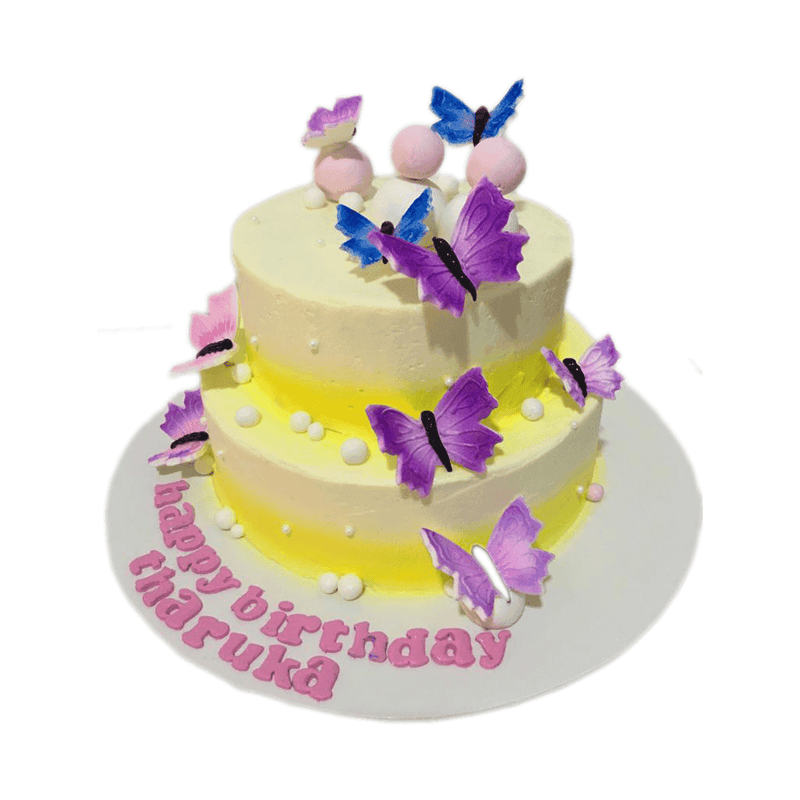 Butterfly Birthday Cake By YaluYalu - yaluyalu
