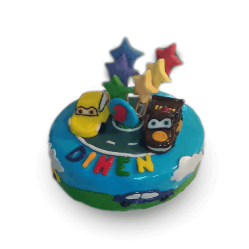 Cars and Stars Birthday Cake by Yalu Yalu Galle Outlet - yaluyalu