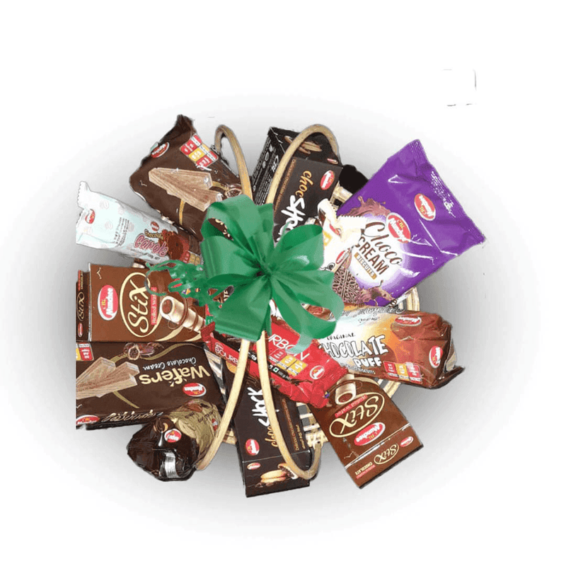 Sweet Chocolate Cookies Gift Basket - yaluyalu