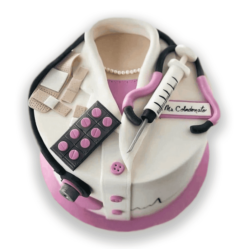 Doctor Theme Designer Cake Design 2 by Yalu Yalu - yaluyalu