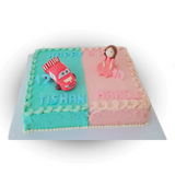 Double Trouble Twin Birthday Cake by Yalu Yalu Galle Outlet