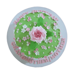 Flower Burst Vanilla Cake by Yalu Yalu Galle Outlet - yaluyalu