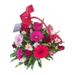 Frills of Harmony Flower Basket - yaluyalu