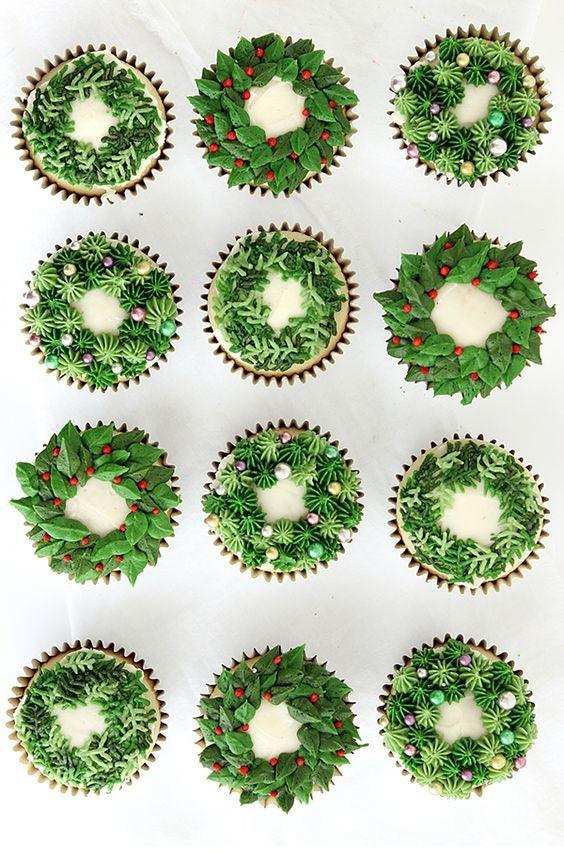 Green Christmas Cupcakes by YaluYalu | Christmas Cupcakes Online Price in Sri Lanka | Christmas Cupcakes - YaluYalu - yaluyalu