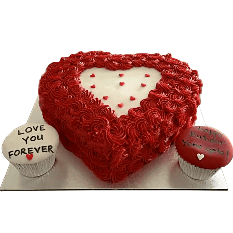 Heart Shaped Ribbon Cake by yaluyalu - yaluyalu