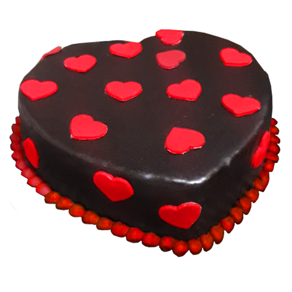 Heart Shaped Chocolate Cake by Yalu Yalu yaluyalu