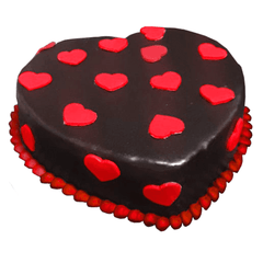 Heart Shaped Chocolate Cake by Yalu Yalu - yaluyalu