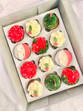 Christmas Theme Cupcake Box yaluyalu