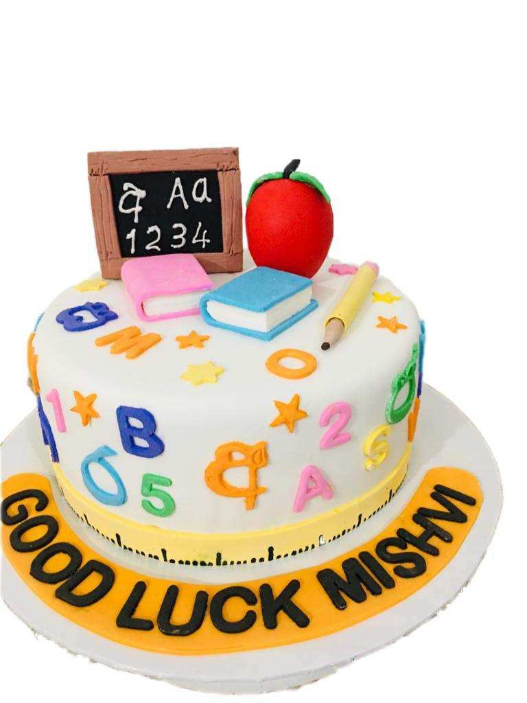 First Letter Reading Ceremony Cake by Yalu Yalu - yaluyalu