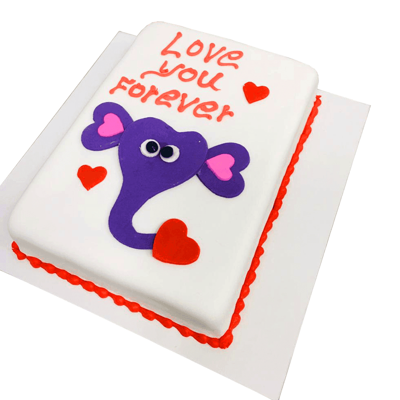 Love you forever Cake by Yalu Yalu - yaluyalu
