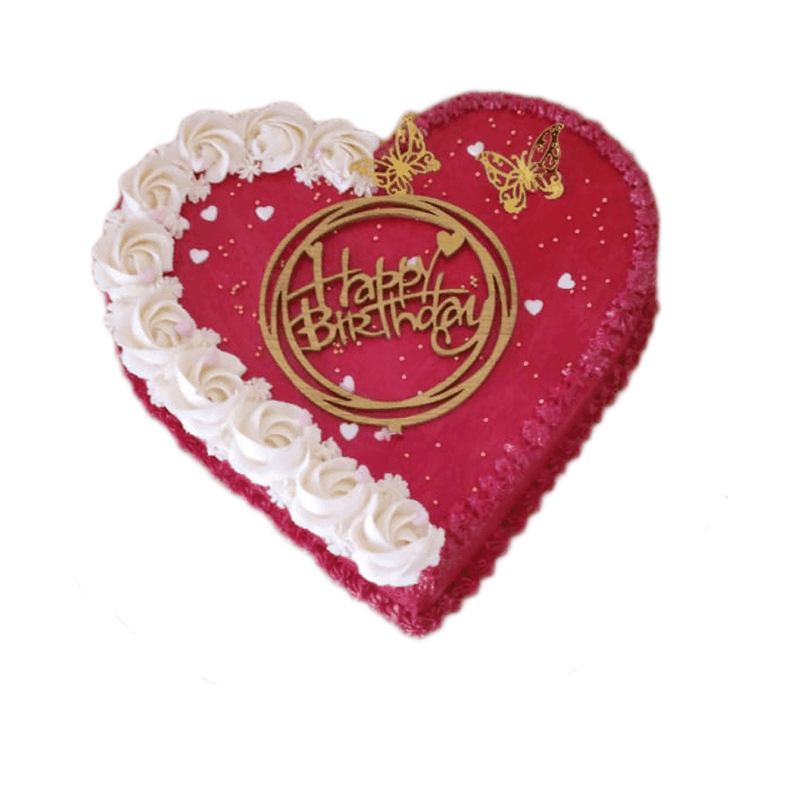 Red Valentine Chocolate Cake by Yalu Yalu Galle Outlet - yaluyalu