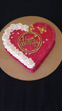 Red Valentine Chocolate Cake by Yalu Yalu Galle Outlet yaluyalu