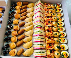 Savoury Platter 5 (80 Pcs) by YaluYalu | Party Platter | Online Menu Savoury Platter | Cocktail Platter - yaluyalu