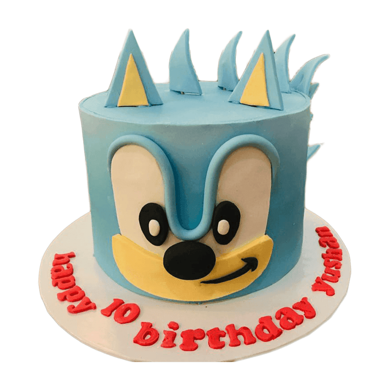 Sonic Birthday Cake by Yalu Yalu - yaluyalu