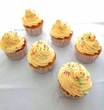 Vanilla Cupcakes by Yalu Yalu 6 Pack or 12 Pack yaluyalu
