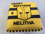 Transformers Birthday Cake by Yalu Yalu - 1Kg