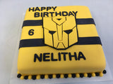 Transformers Birthday Cake by Yalu Yalu