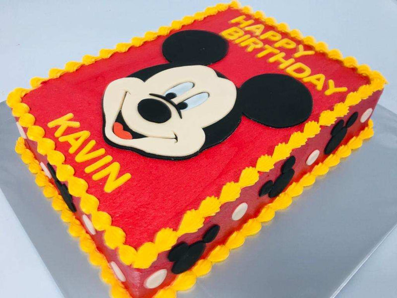 Mickey Face Cake by yaluyalu - yaluyalu