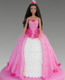 Barbie Girl Doll Cake-Fondant Icing By YaluYalu