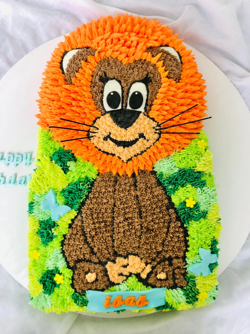 Lion Birthday Cake yaluyalu