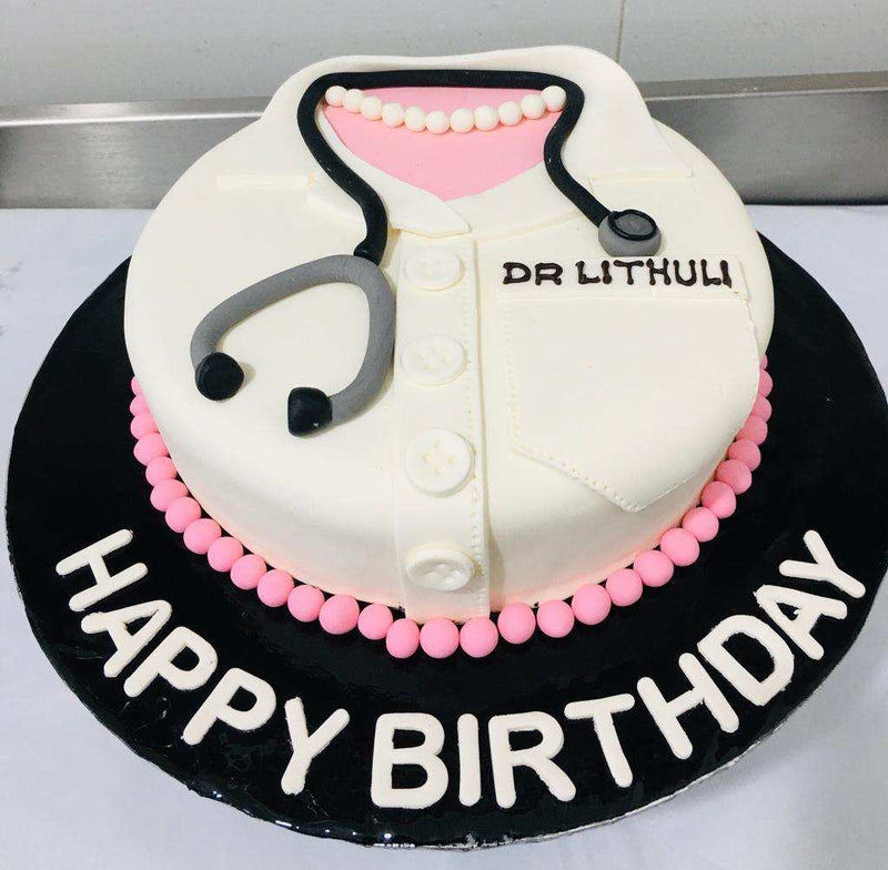 Doctor Theme Ribbon Cake 1Kg/1.5Kg by Yalu Yalu - yaluyalu