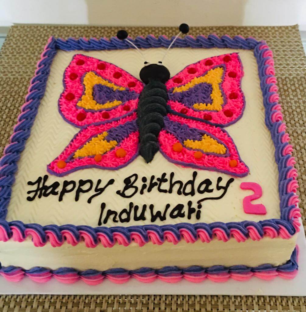 Butterfly Ribbon Cake 1Kg yaluyalu