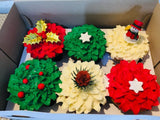 Christmas Decorated Cup cakes by Yalu Yalu