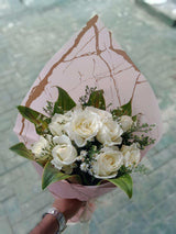 White Elegance Flower Bouquet by YaluYalu