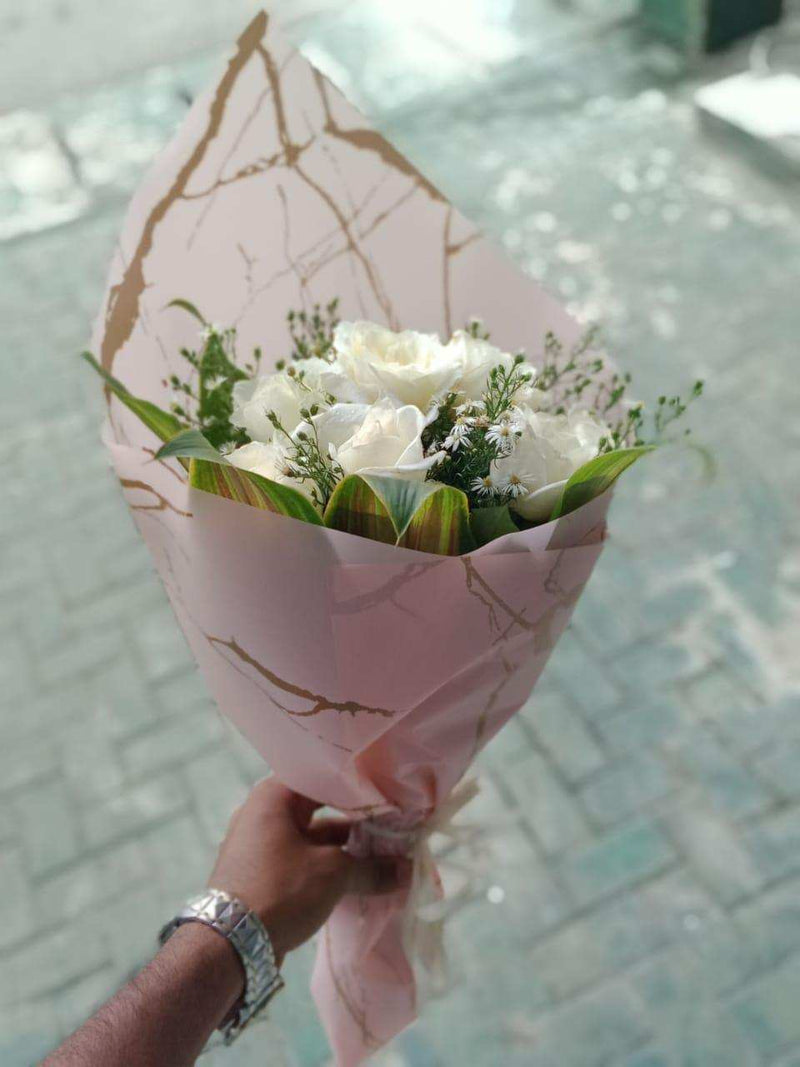 White Elegance Flower Bouquet by YaluYalu - yaluyalu