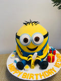 Minion Birthday Cake Design 2 by Yalu Yalu yaluyalu