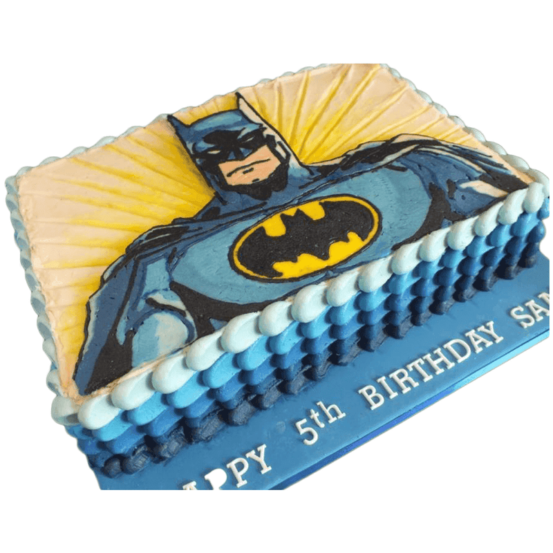 Batman Birthday Ribbon Cake Design 4 by Yalu Yalu - yaluyalu