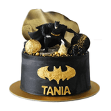 Batman Birthday Ribbon Cake Design 1 by Yalu Yalu yaluyalu