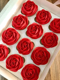 Red Roses Cupcake Box 12 Pieces yaluyalu