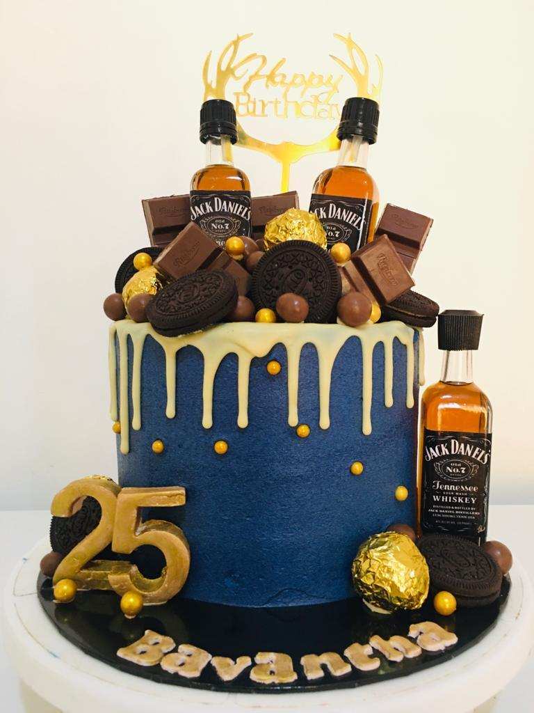 Jack Daniels Chocolate Birthday Cake by Yalu Yalu - yaluyalu