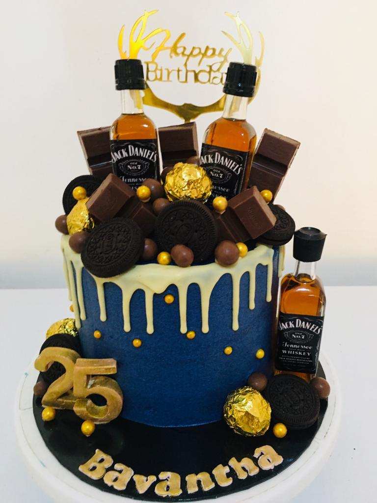 Jack Daniels Chocolate Birthday Cake by Yalu Yalu - yaluyalu