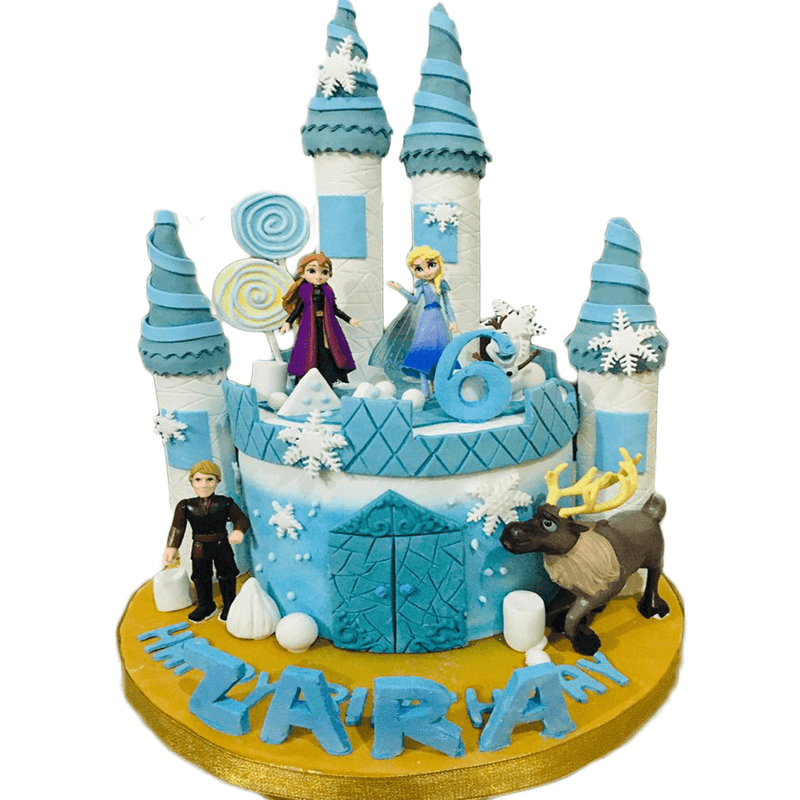 Frozen Castle Designer Cake by Yalu Yalu 2.5Kg - yaluyalu
