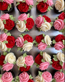 Colorful Floral Cupcakes Box 12 Pieces yaluyalu