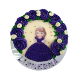 Purple Princess Birthday Cake By YaluYalu