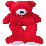 Red Teddy Bear 4ft yaluyalu